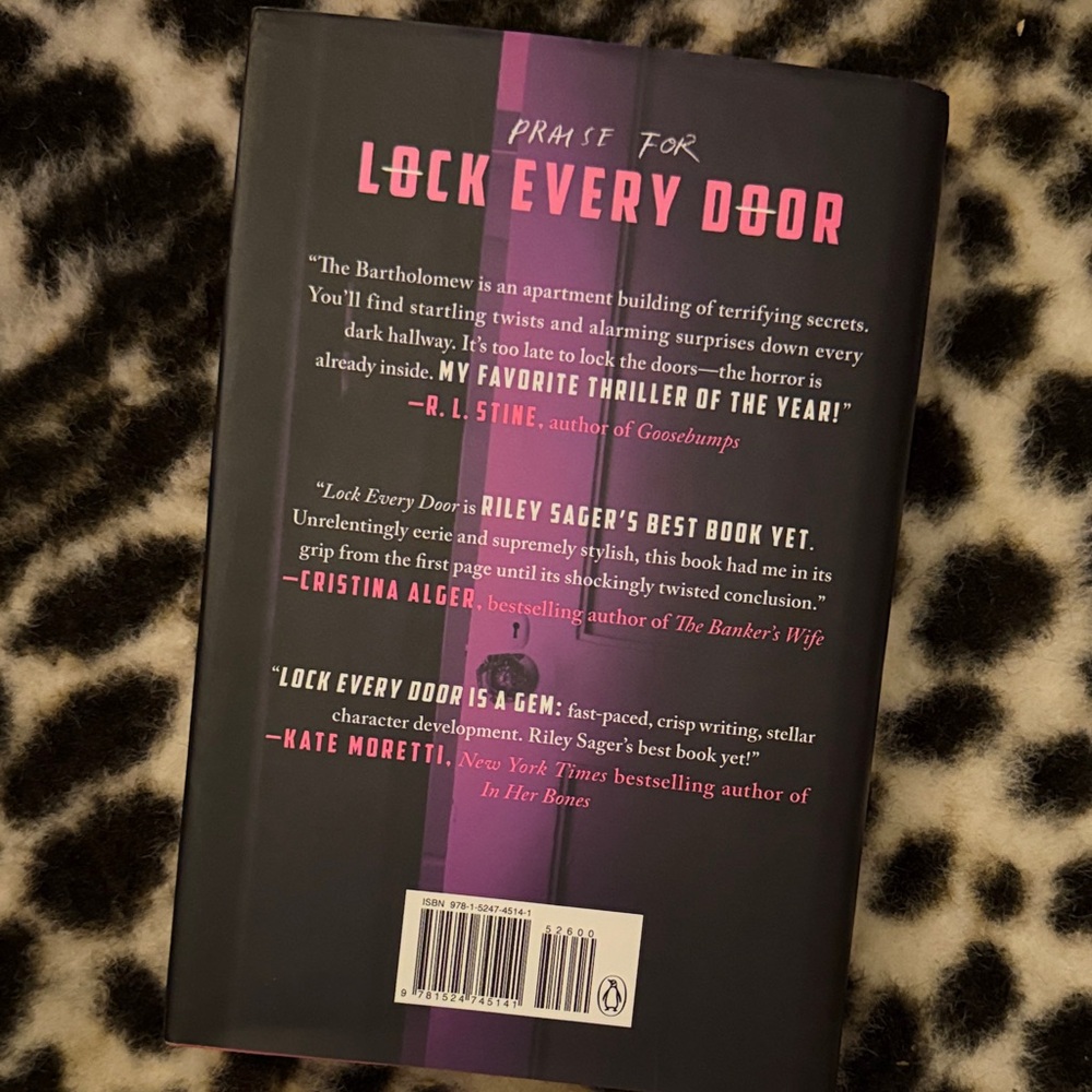 Lock Every Door by Riley Sager Hardcover Book - Picture 3 of 3